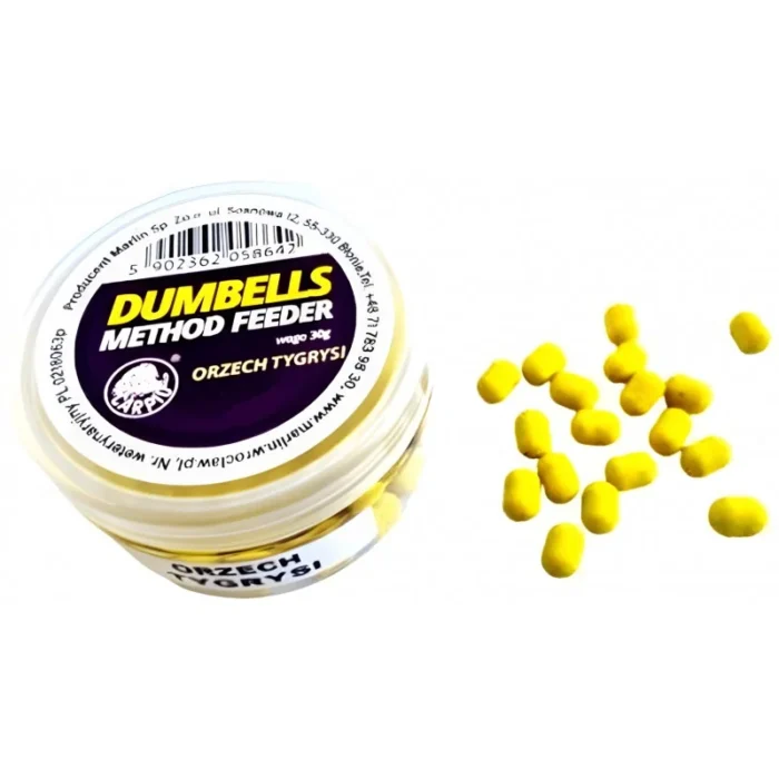 Carpio Dumbells vafteriai - 8mm Tigrinis riešutas
