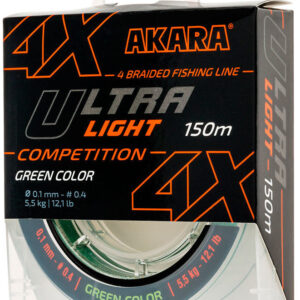 AKARA " ULTRA LIGHT 4X COMPETITION" Green 0.12mm 6.3kg 150m